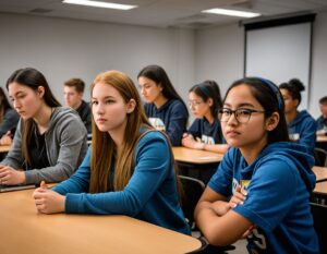 Students in a class